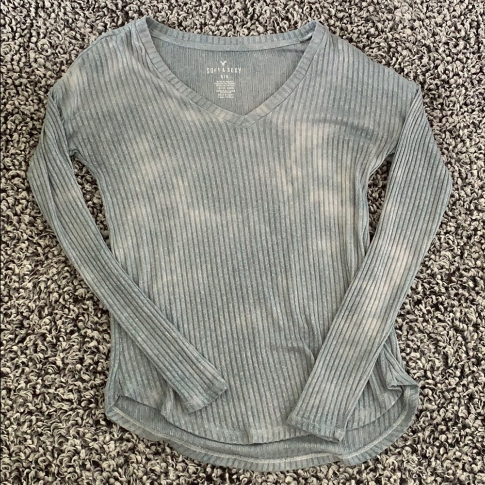 American Eagle Soft & Sexy Ribbed Long Sleeve